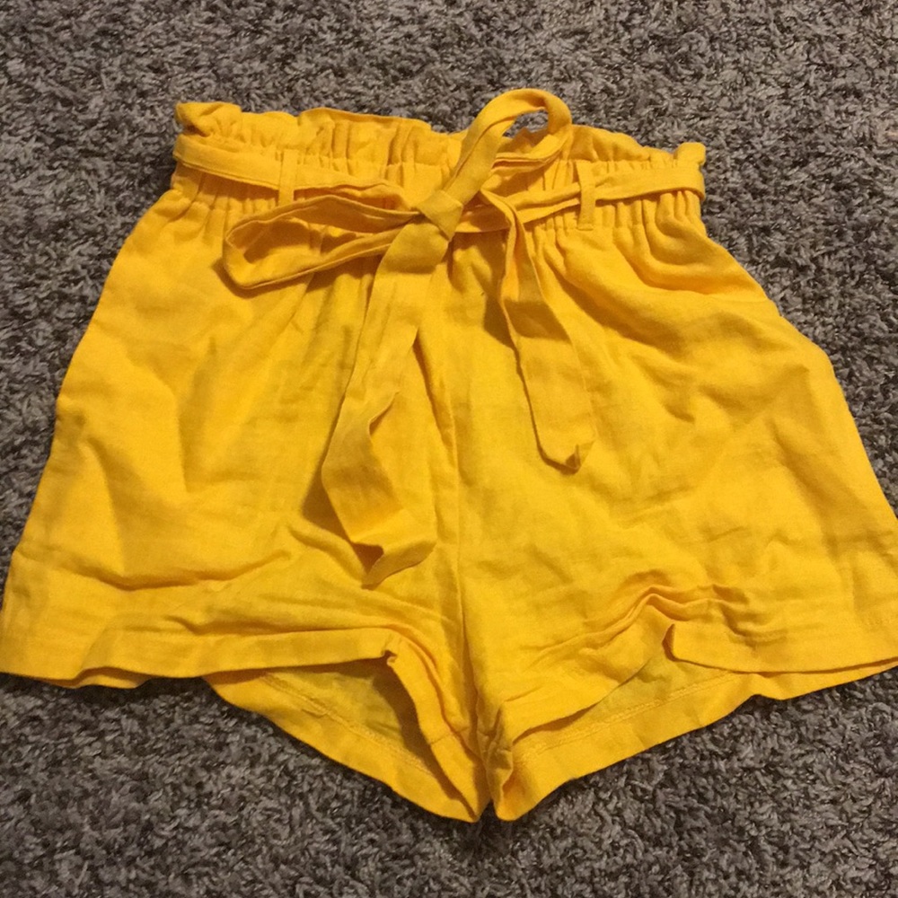 Yellow shorts